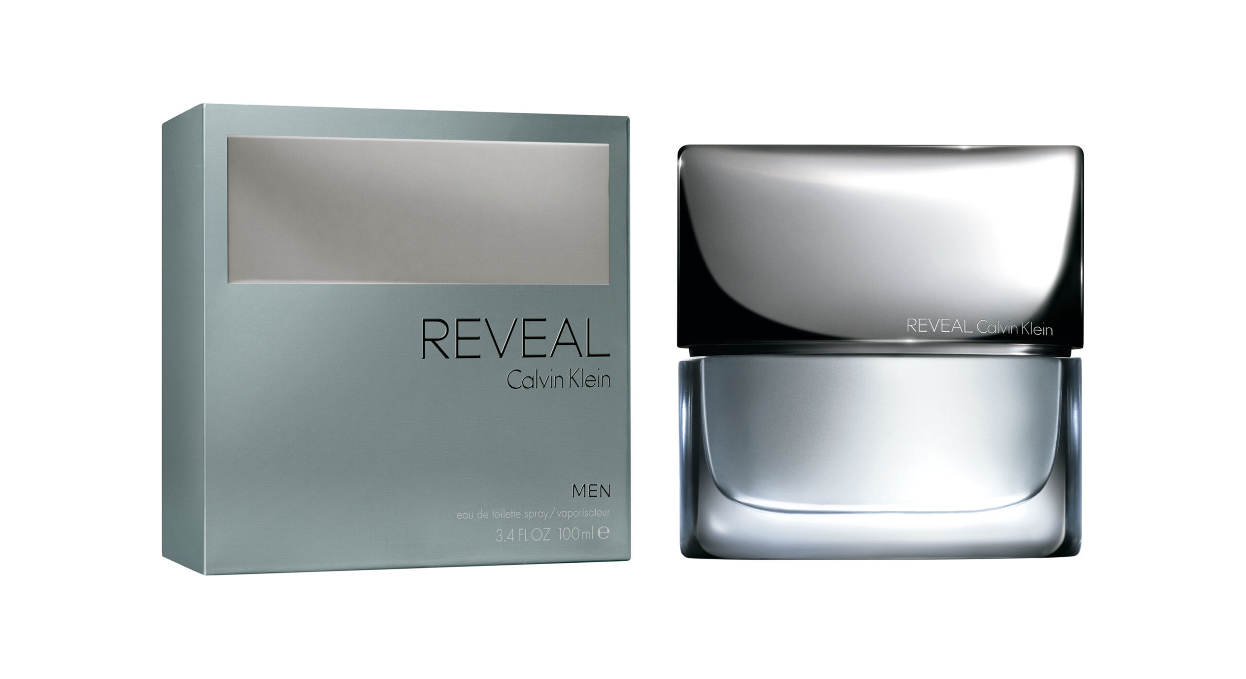 Calvin Klein, Reveal Men (EDT 100 ml, PVPR 74,50 €).