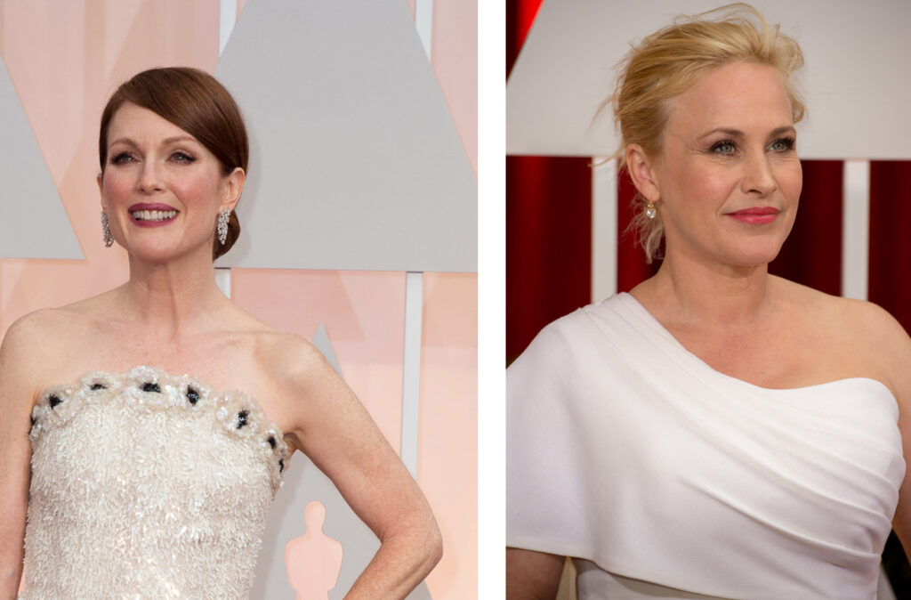 Julianne Moore y Patricia Arquette en los Óscar 2015.