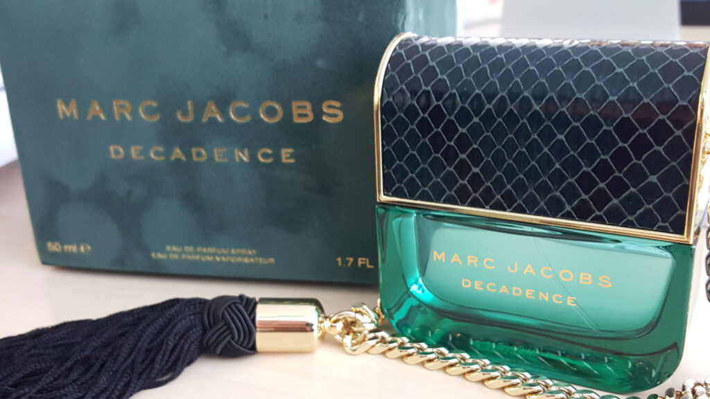 Decadence, el perfume-bolso de Marc Jacobs. Packaging.