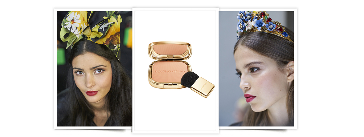 El look de maquillaje luminoso de Dolce & Gabbana