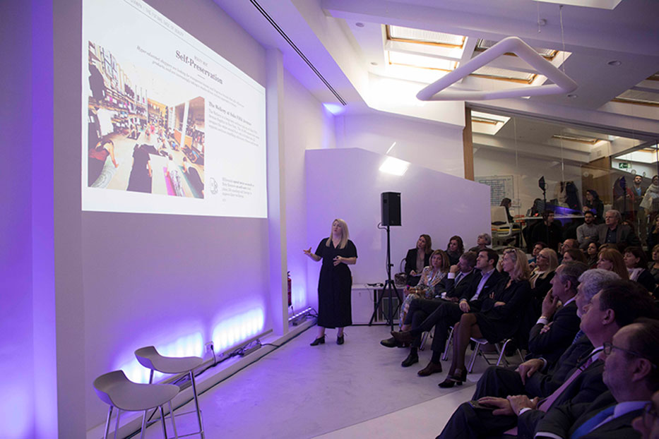 Ponencia sobre tendencias de The Future Laboratory en la inauguración de la nueva sede de Stanpa.