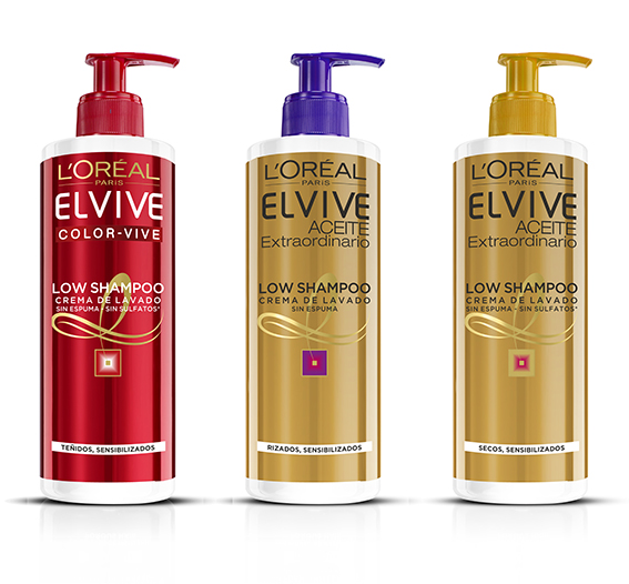 Low Shampoo Elvive, champú sin sulfatos