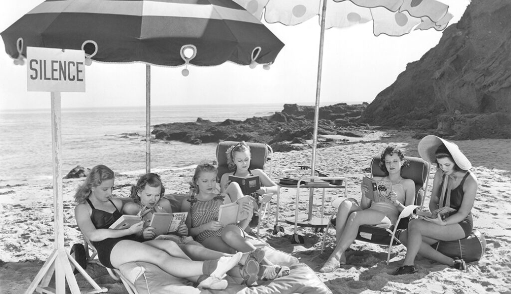 Mujeres en la playa