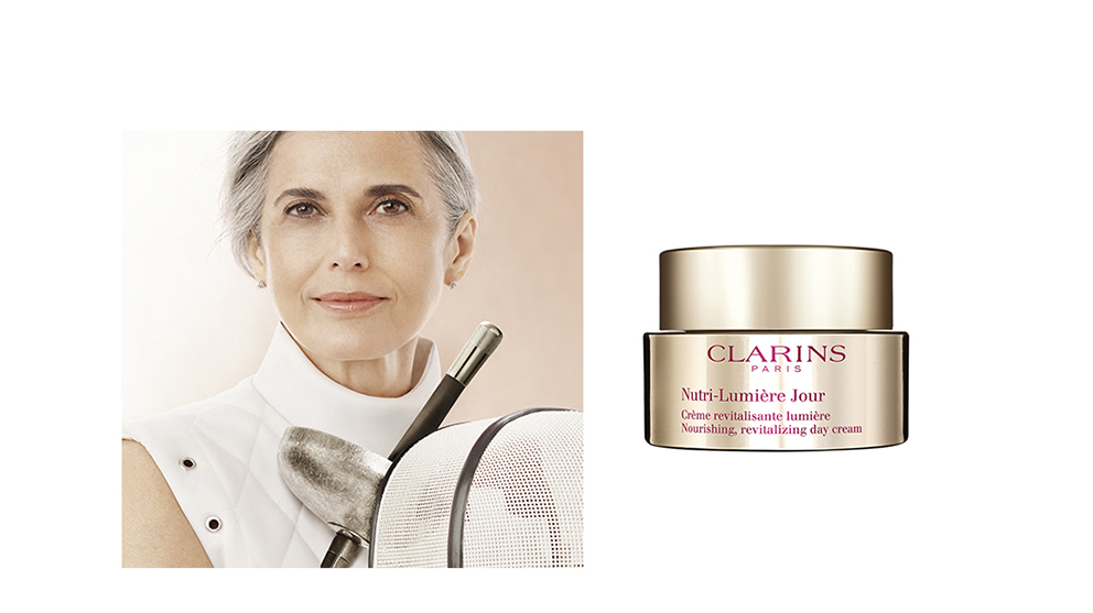 Nutri-Lumière, Clarins: nueva línea de cuidado facial para pieles maduras de 60 años en adelante.