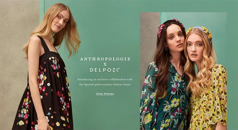 Delpozo para Anthropologie. Para el post: Delpozo sigue a la venga