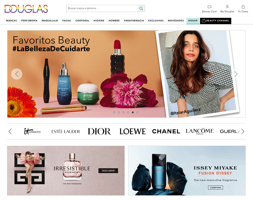 Douglas web e-commerce