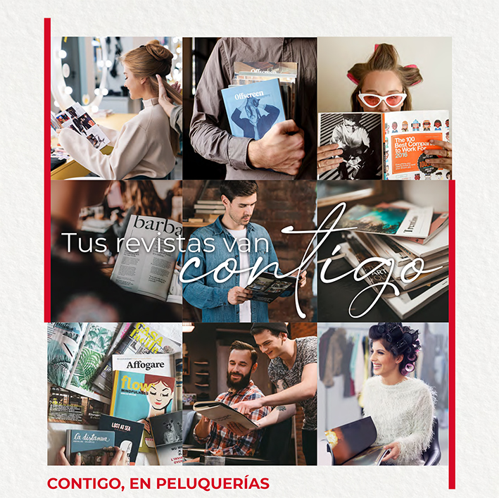 Las revistas vuelven a la peluquería, campaña ARI