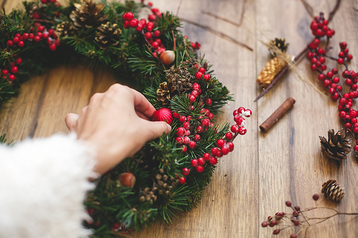 Los olores de la Navidad: pino, madera.