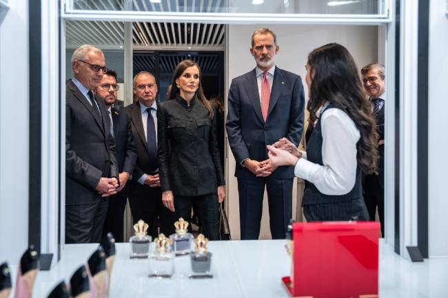 Sus Majestades los Reyes inauguran la Segunda torre Puig en Barcelona